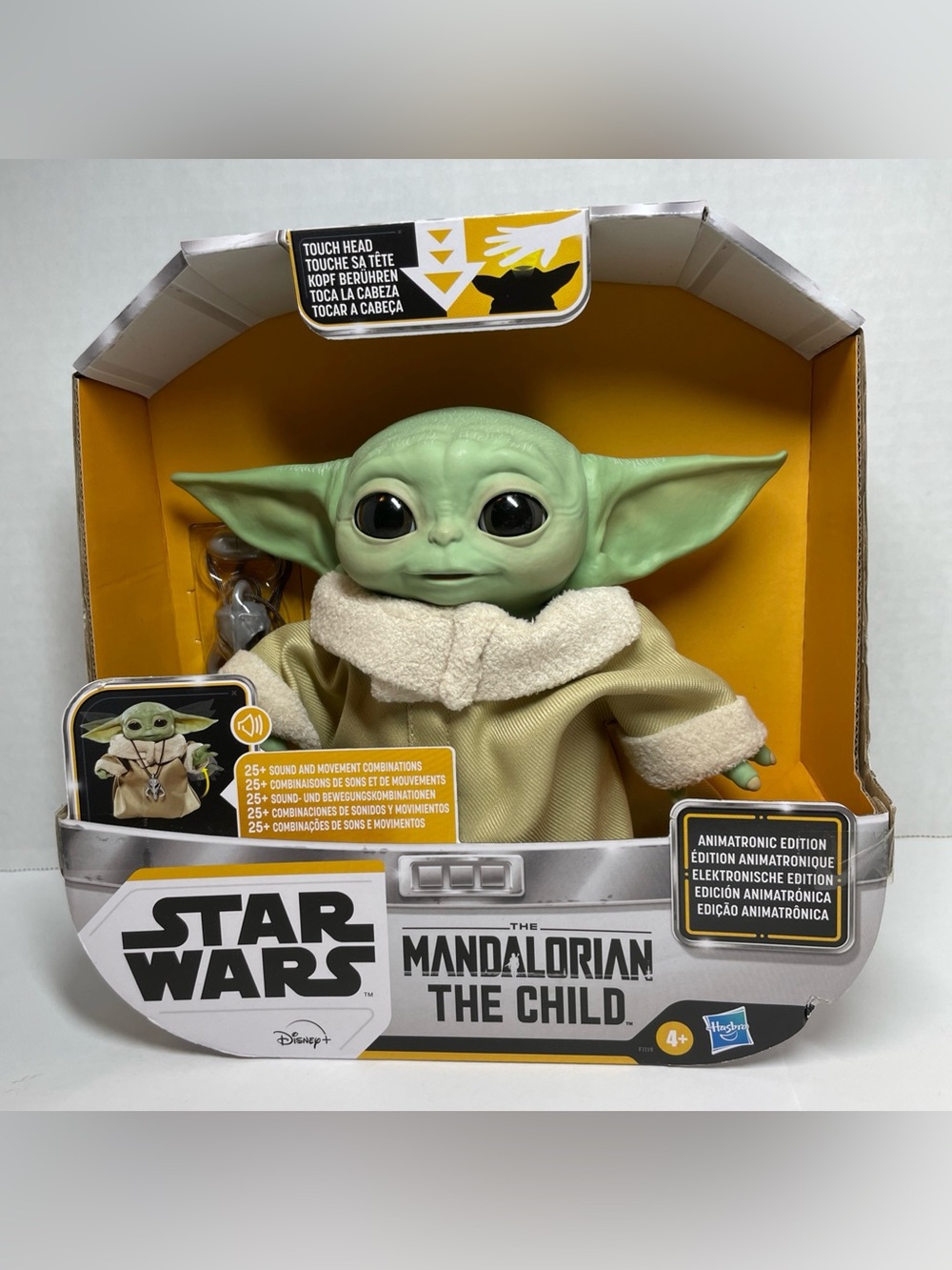 Star Wars Animatronic The Mandalorian Original Baby Yoda Child Grogu Hasbro New